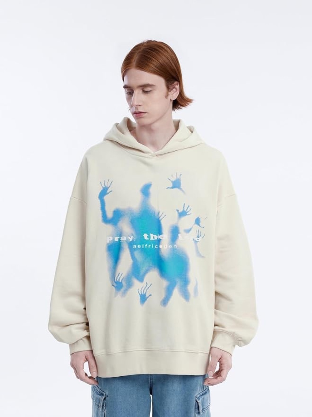 Pray the Lord" graphic hoodie by Aelfric Eden streetwear oversized